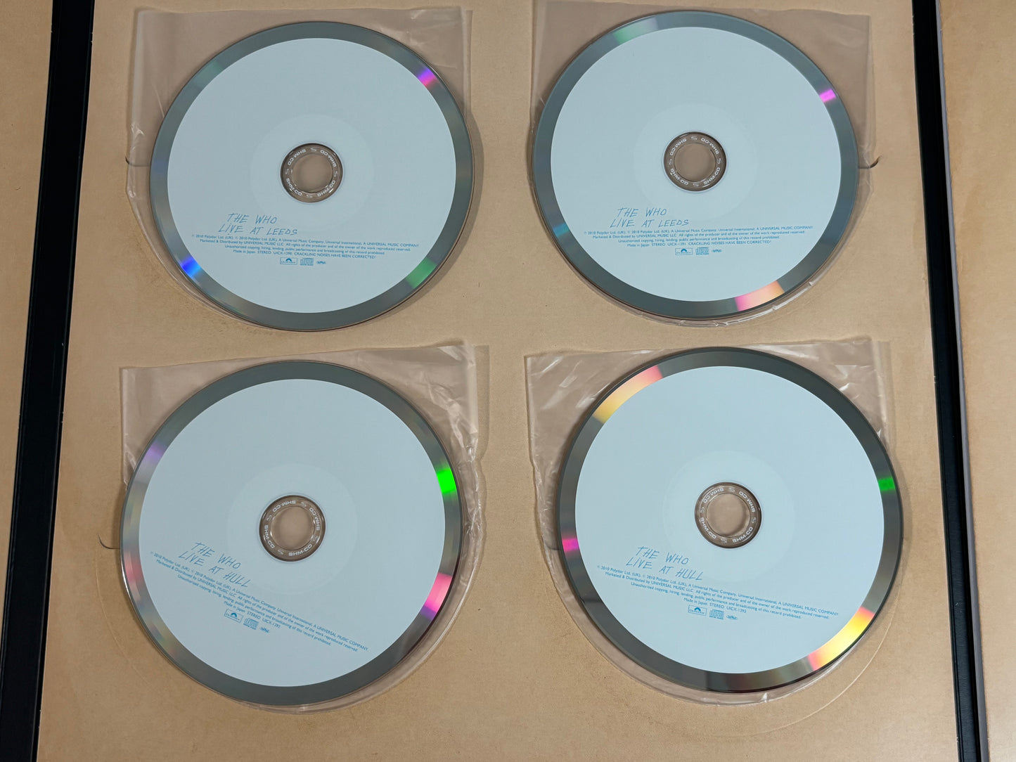 The Who Live at Leeds 40th Ultimate Collectors Edition 4CD+LP+7inch Box Set Japan SHM-CD