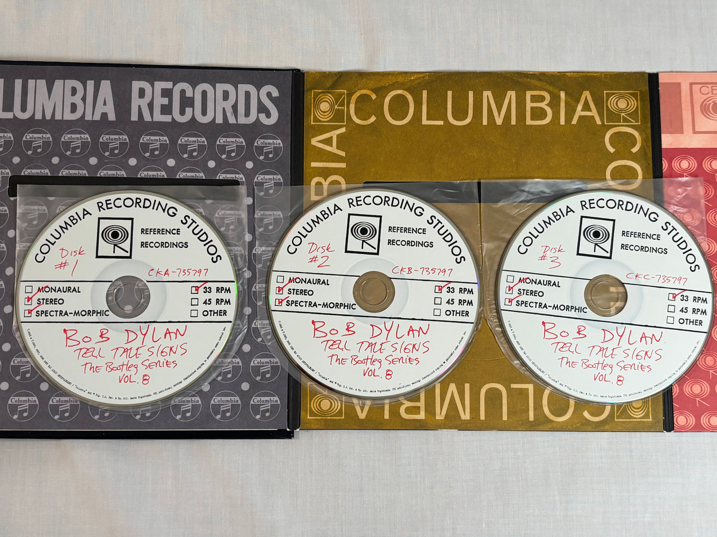 Bob Dylan Tell Tale Signs Bootleg Series Vol 8 Deluxe 3CD Box Set US Columbia Legacy