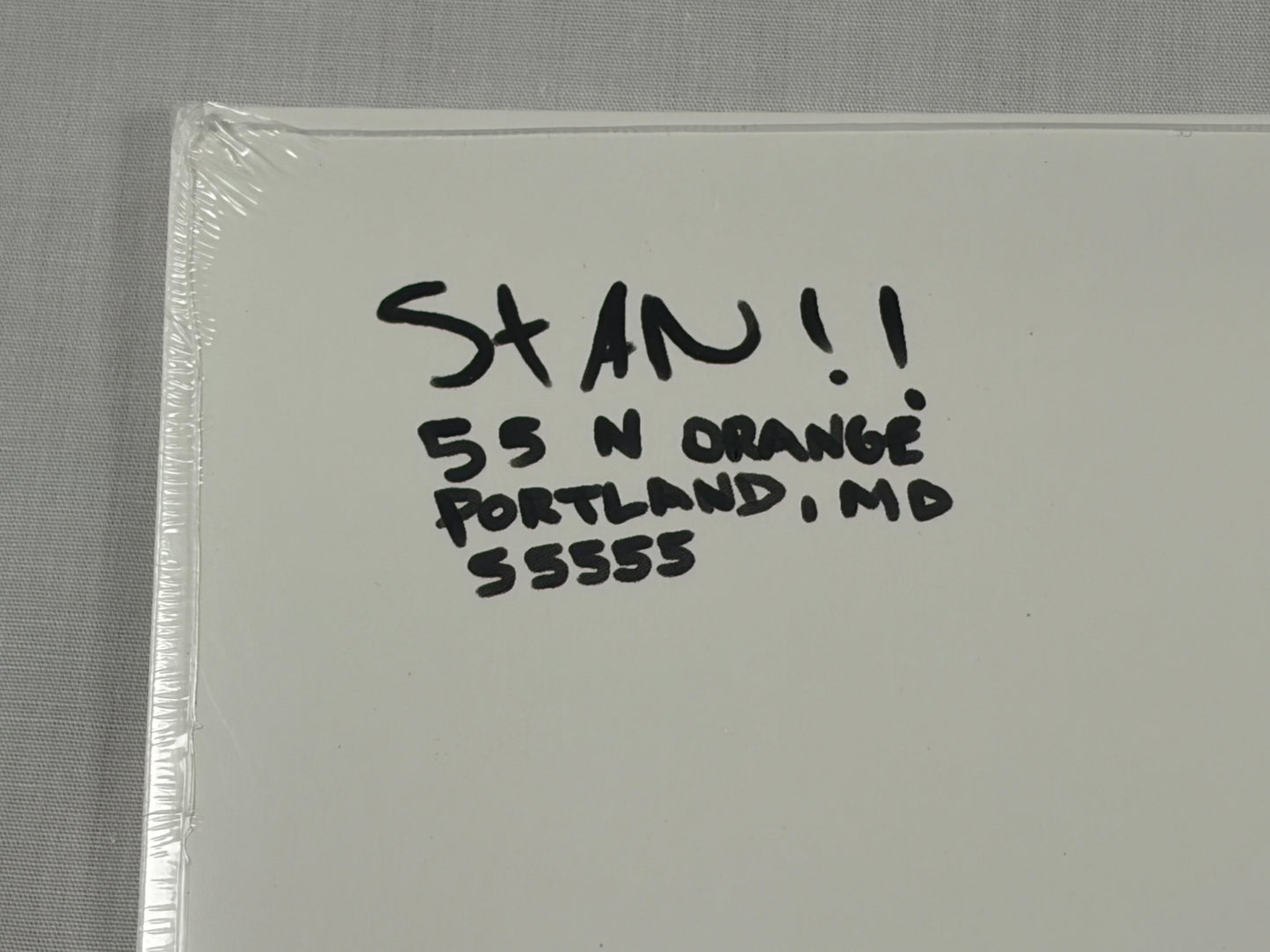Eminem Stan Letter Vinyl Single 25th Anniversary Capsule Edition Square Shape Picture Disc Factory Sealed