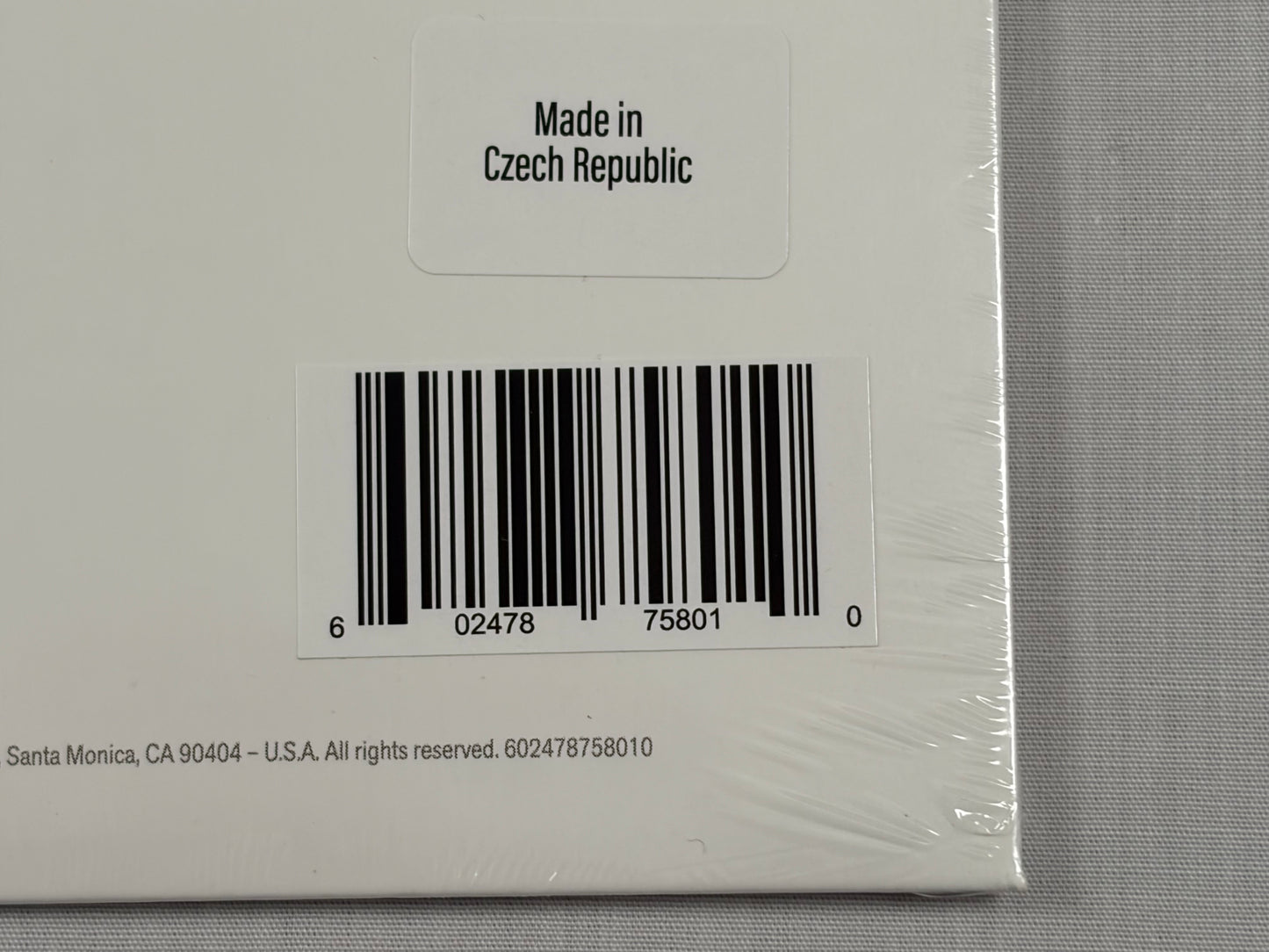 Eminem Stan Letter Vinyl Single 25th Anniversary Capsule Edition Square Shape Picture Disc Factory Sealed