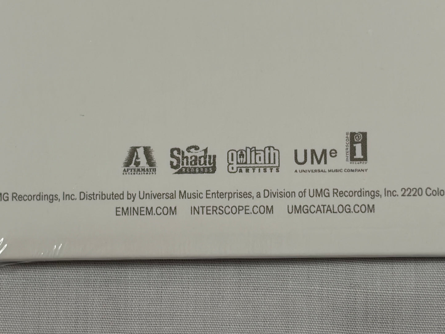 Eminem Stan Letter Vinyl Single 25th Anniversary Capsule Edition Square Shape Picture Disc Factory Sealed