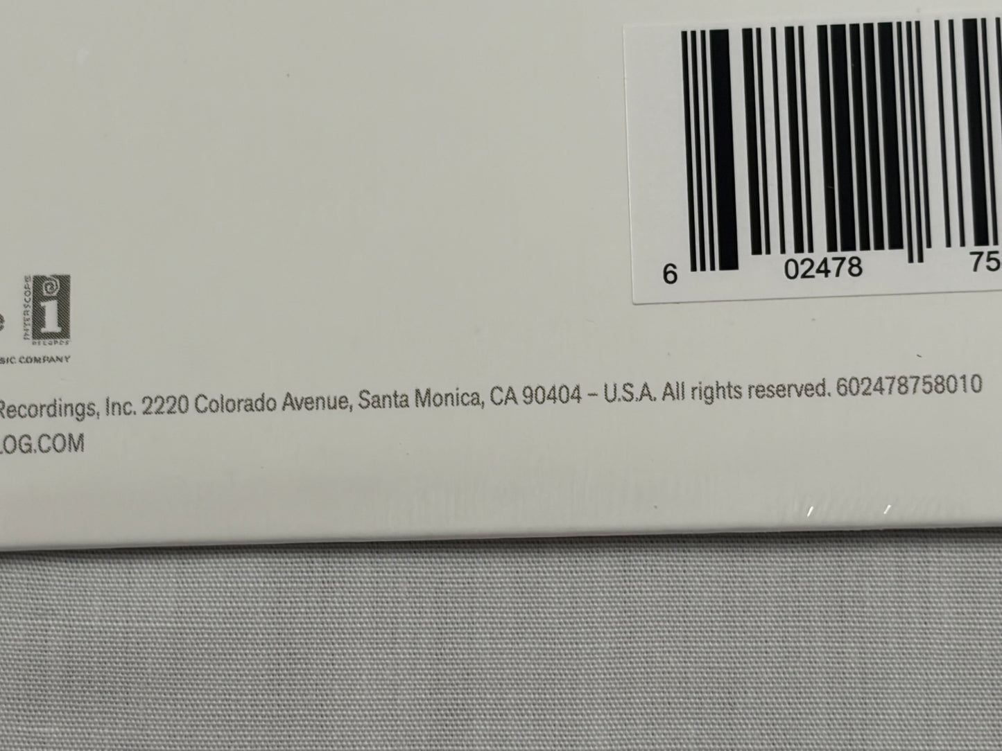 Eminem Stan Letter Vinyl Single 25th Anniversary Capsule Edition Square Shape Picture Disc Factory Sealed