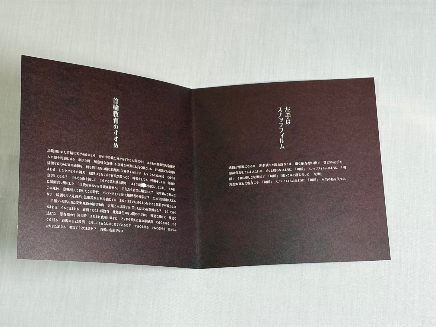 gulu gulu Kubiwa Kyouiku no Susume 2 CD Single Set Visual Kei 2019 Taishuu Strong Edition