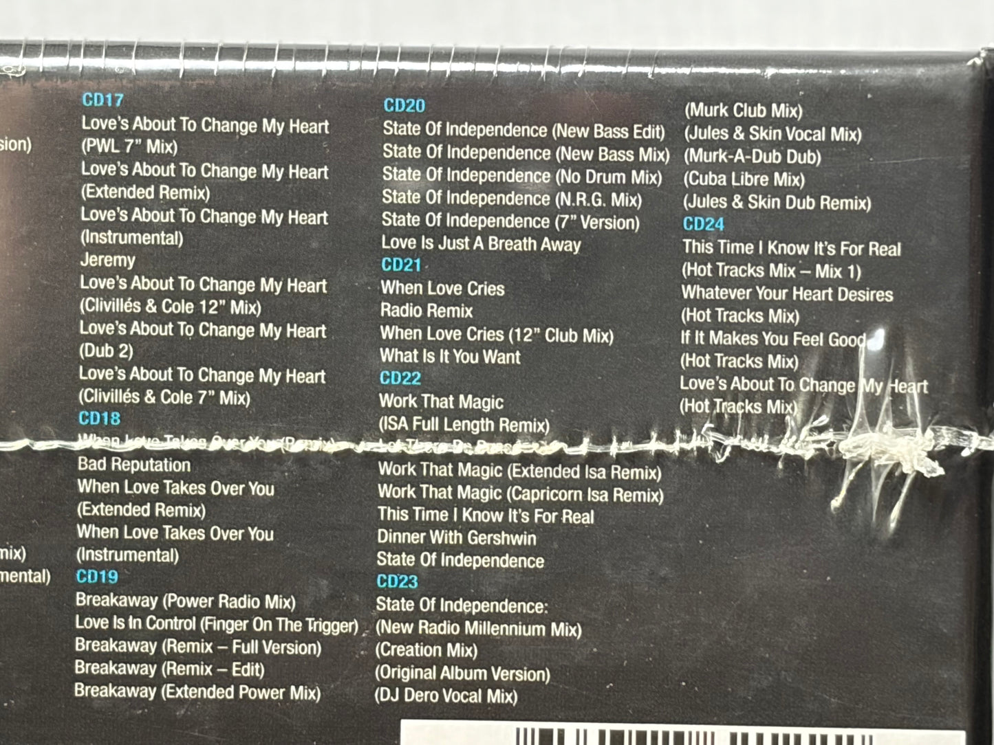 Donna Summer Singles Driven By The Music 24 CD Box Set 2015 Factory Sealed Edition