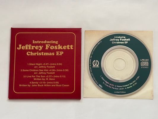 Jeffrey Foskett Christmas EP Japan Promo CD Numbered Limited 200 Copies LPR-201 1995