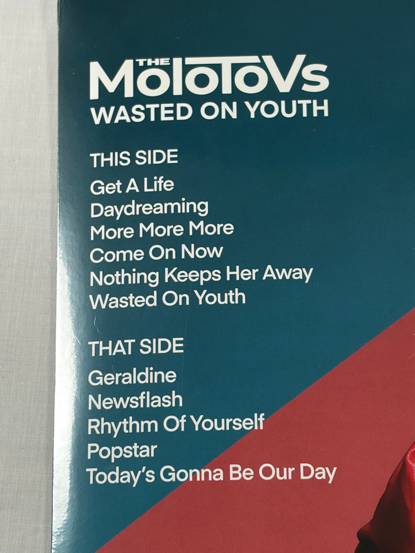 The Molotovs Wasted On Youth LP Red Vinyl Alternative Art Limited 1000 Factory Sealed
