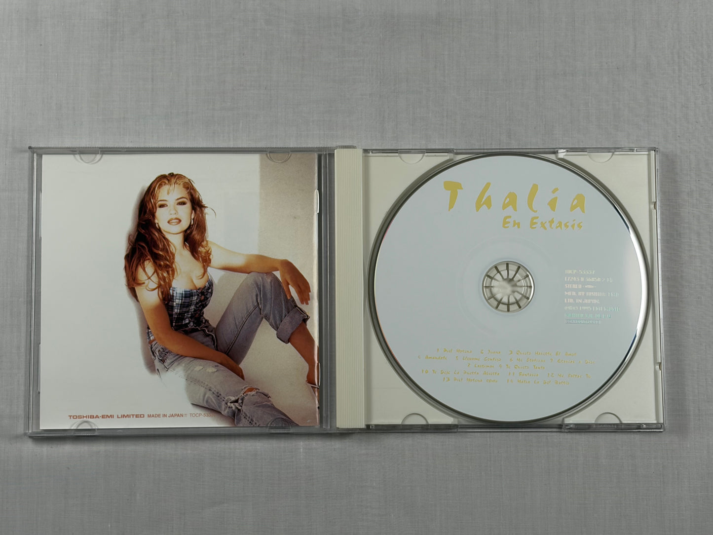 Thalia En Extasis Japan CD TOCP-53337 2003 Toshiba EMI Reissue w/ OBI Latin Pop