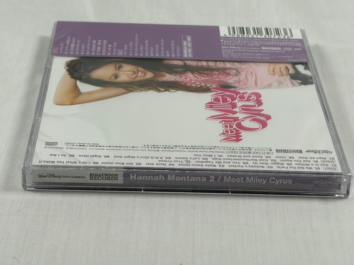 Hannah Montana 2 Meet Miley Cyrus Japan 2CD w/ OBI Factory Sealed UWCD-8168 2018