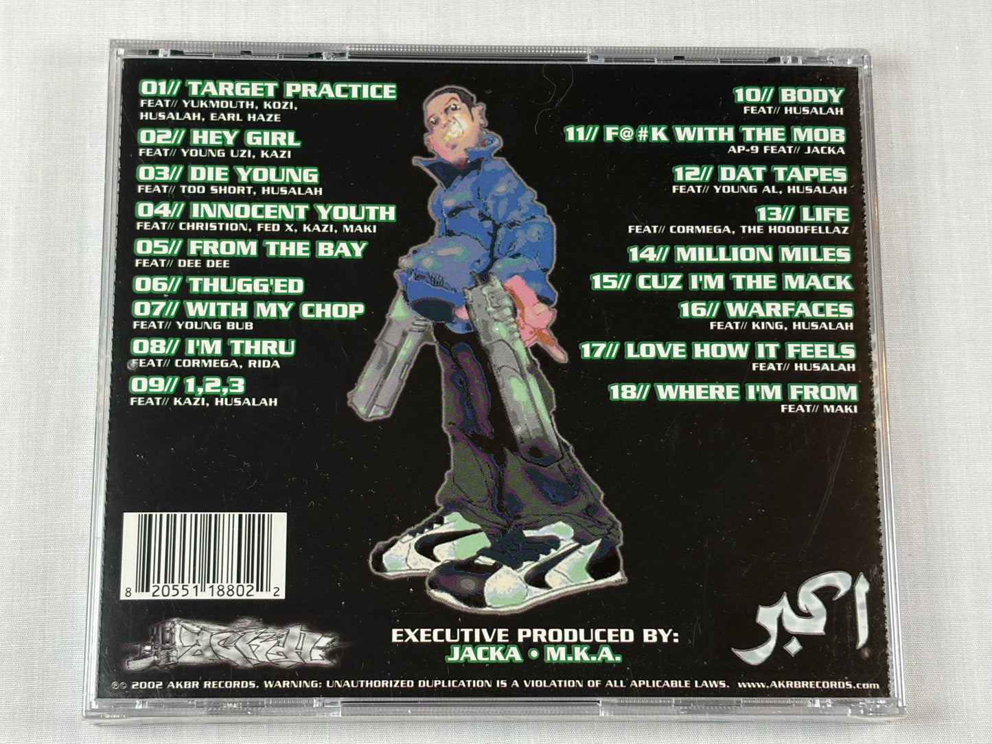 The Jacka Of The Mob Figaz 2001 Original CD Factory Sealed Bay Area Gangsta Rap