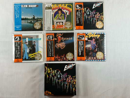 Elvin Bishop 6 Albums SHM-CD Mini LP Disk Union Promo Box Set UICY75681-86 w/ OBI Japan