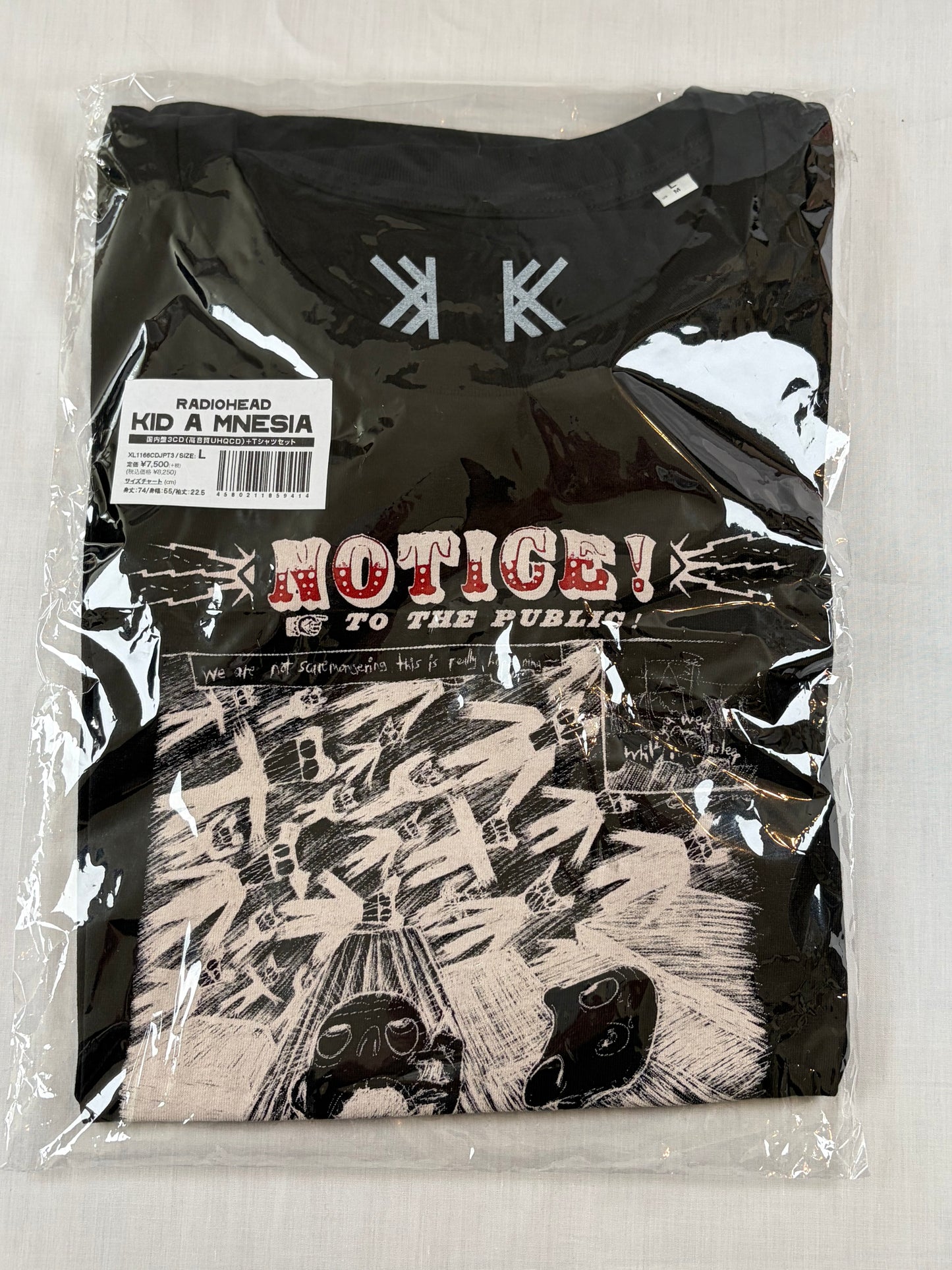 Radiohead Kid A Mnesia 3UHQCD T-Shirt Set L Size Japan Limited OBI 2021 New