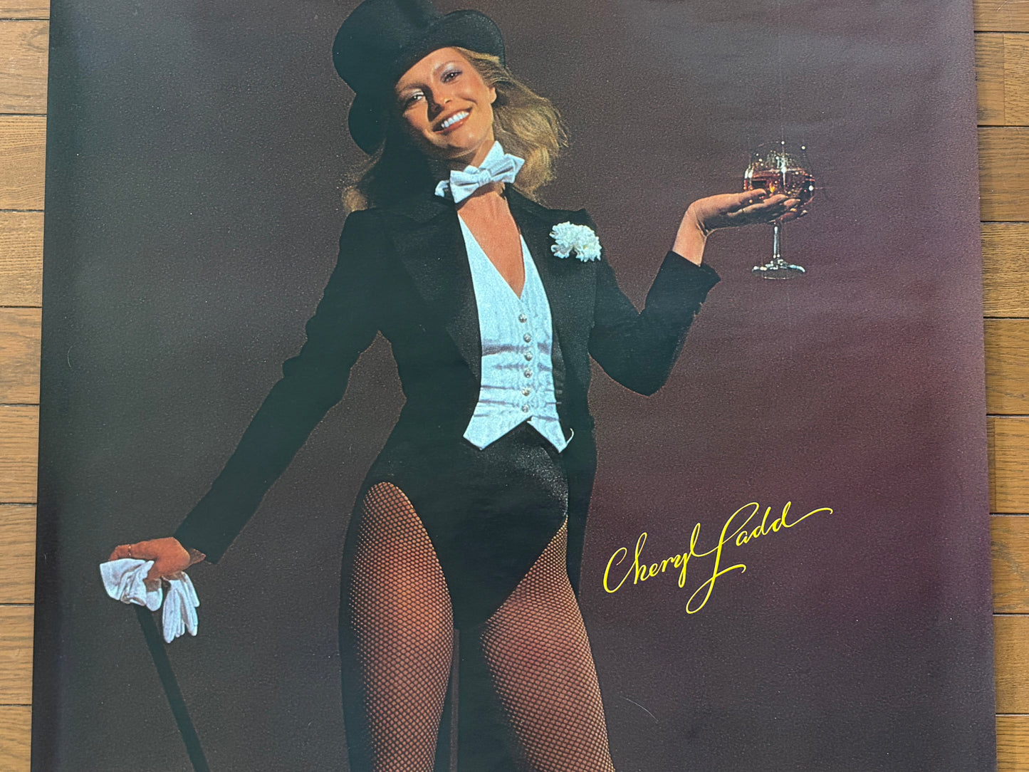 Cheryl Ladd Dancing American Japan Promo Poster 1980 Suntory Toshiba EMI B1 Size Vintage