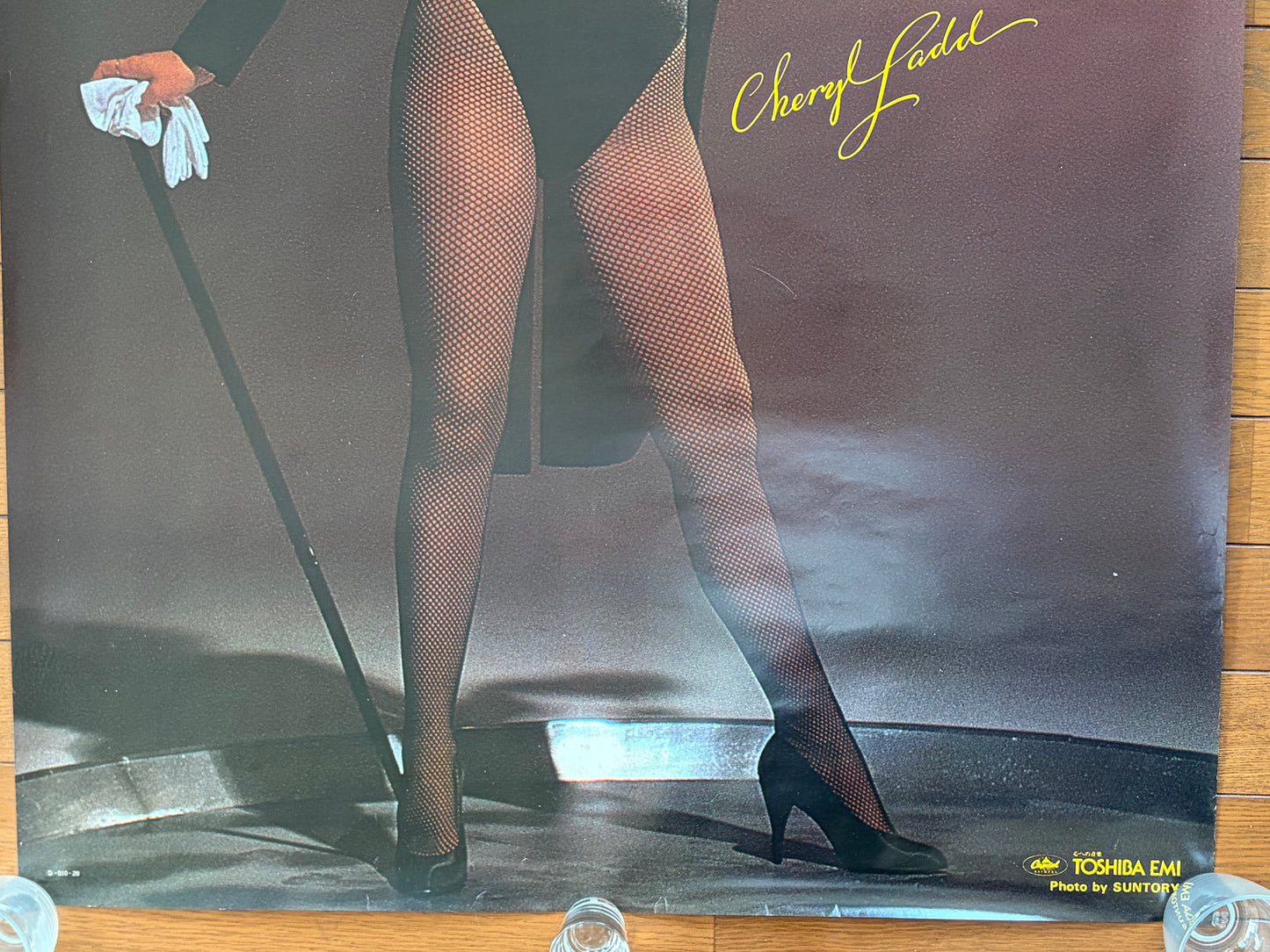Cheryl Ladd Dancing American Japan Promo Poster 1980 Suntory Toshiba EMI B1 Size Vintage