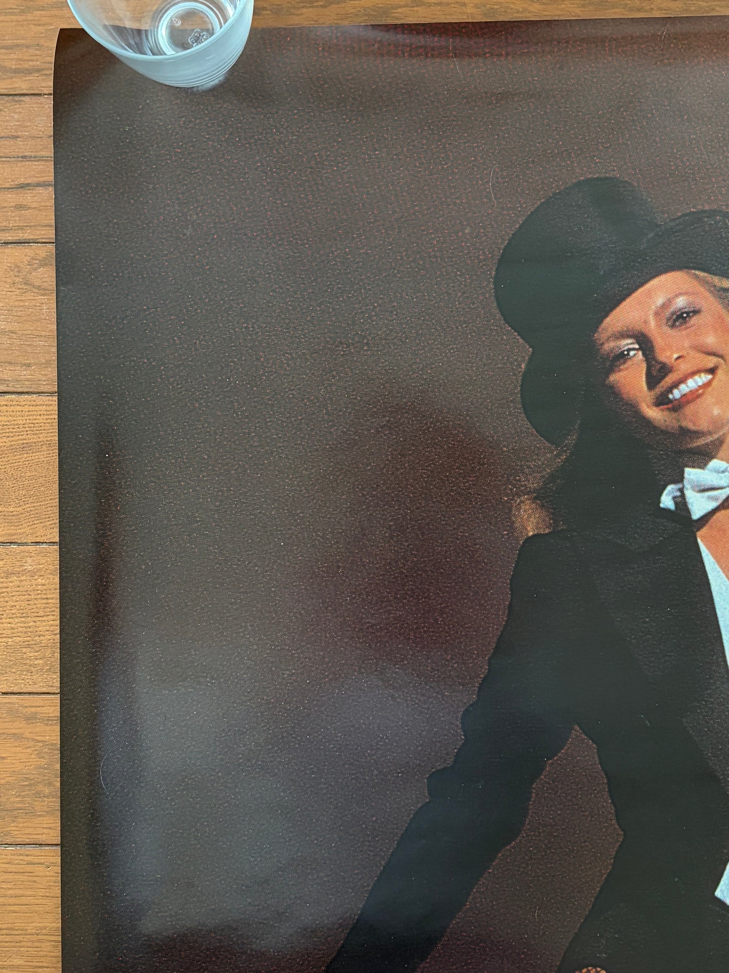 Cheryl Ladd Dancing American Japan Promo Poster 1980 Suntory Toshiba EMI B1 Size Vintage