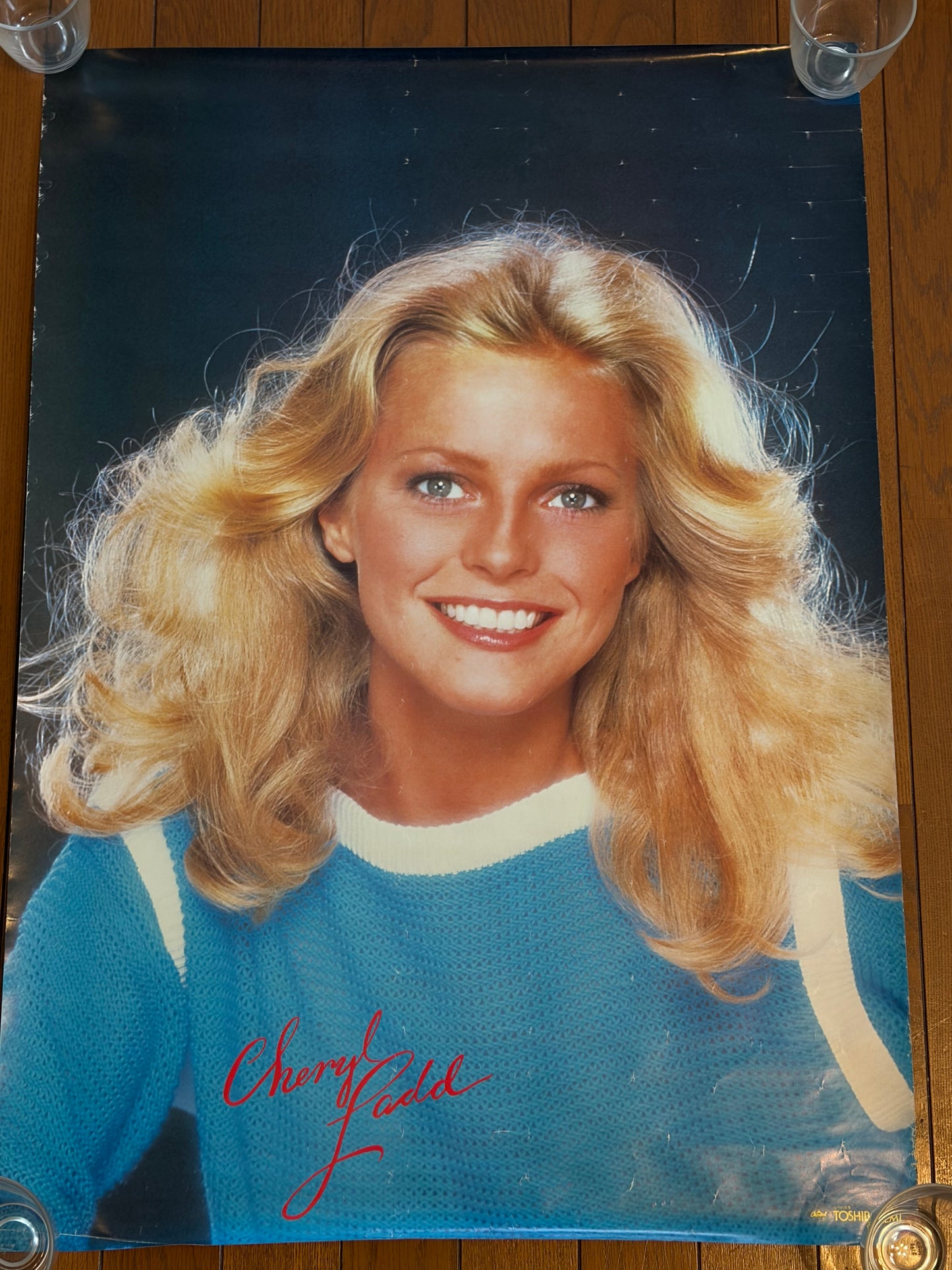 Cheryl Ladd Japan Promo Poster Toshiba EMI Capitol Records A1 Size 1970s Vintage Memorabilia