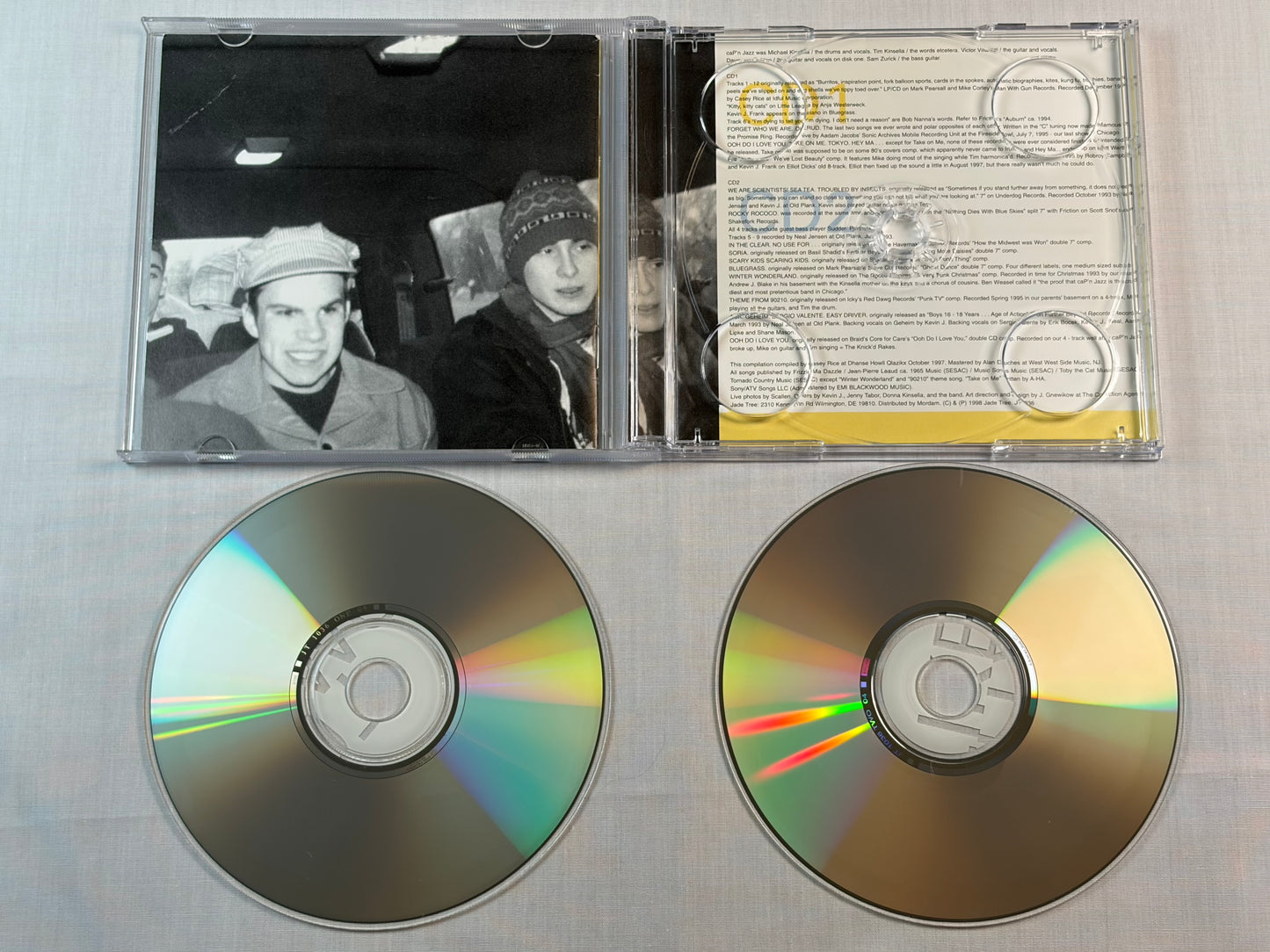 Cap'n Jazz Analphabetapolothology 2CD Compilation Emo Indie Punk US Original Pressing