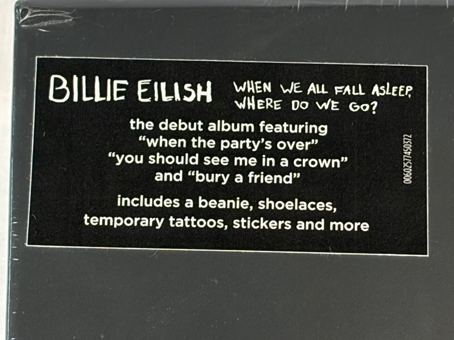 Billie Eilish When We All Fall Asleep Where Do We Go CD Super Deluxe Fan Box Set Factory Sealed