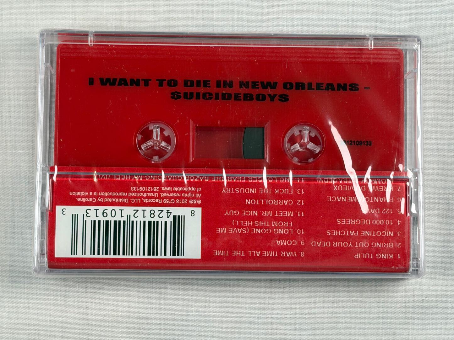 Suicideboys I Want To Die In New Orleans Red Cassette 2018 Factory Sealed US