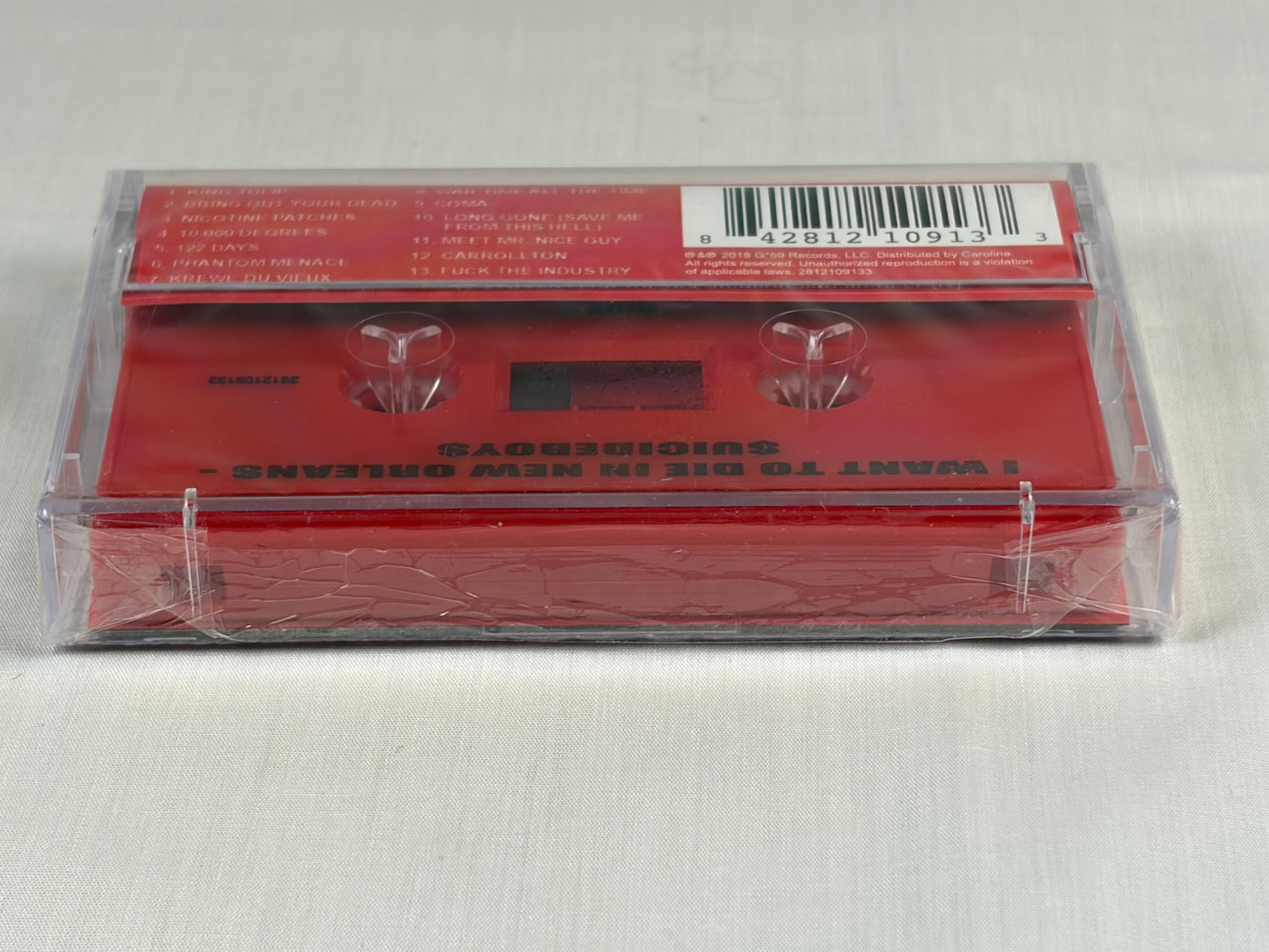 Suicideboys I Want To Die In New Orleans Red Cassette 2018 Factory Sealed US