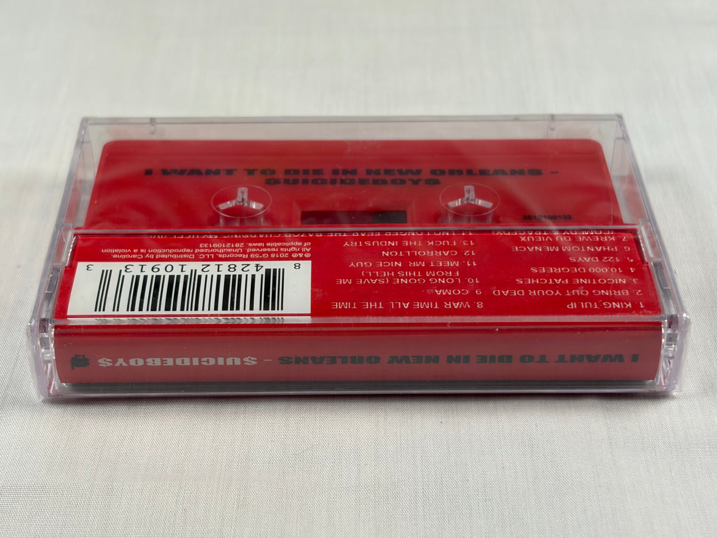 Suicideboys I Want To Die In New Orleans Red Cassette 2018 Factory Sealed US