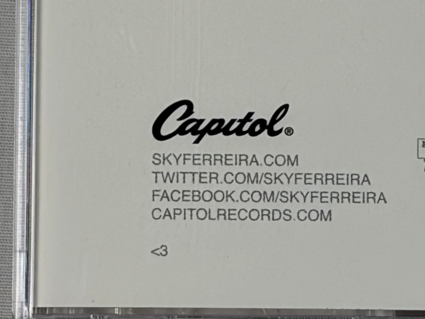 Sky Ferreira Ghost EP CD 2012 US Original Capitol Records Everything Is Embarrassing