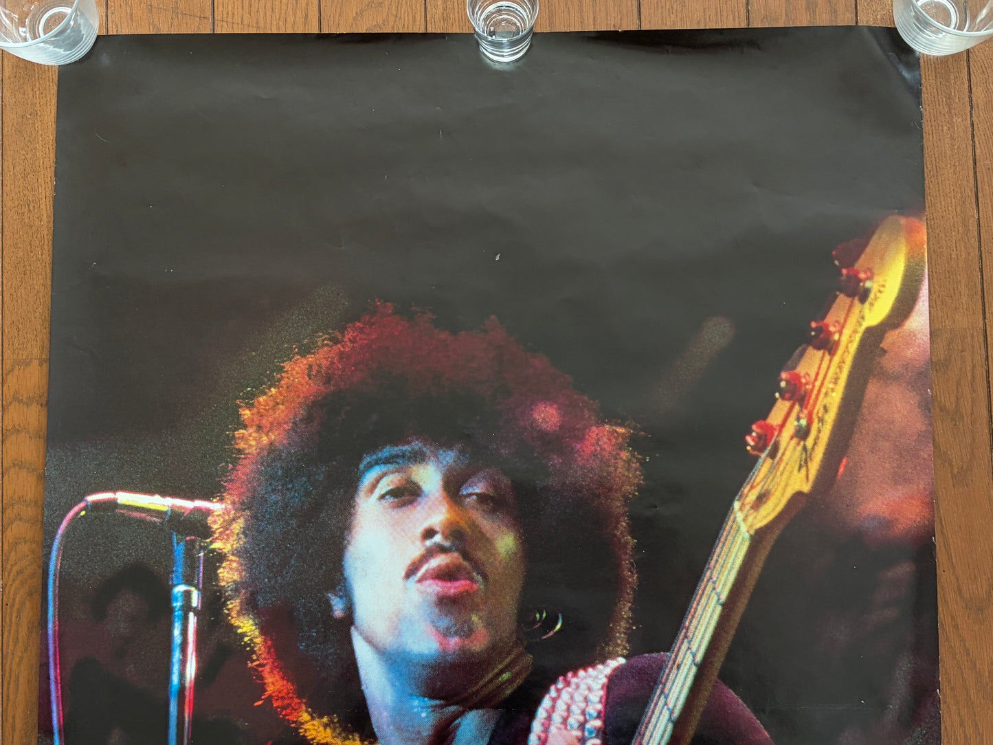 Vintage Phil Lynott Thin Lizzy Live Concert Poster 36x24 Inch 1970s Original Memorabilia
