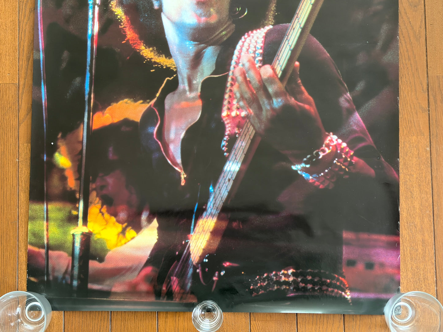 Vintage Phil Lynott Thin Lizzy Live Concert Poster 36x24 Inch 1970s Original Memorabilia