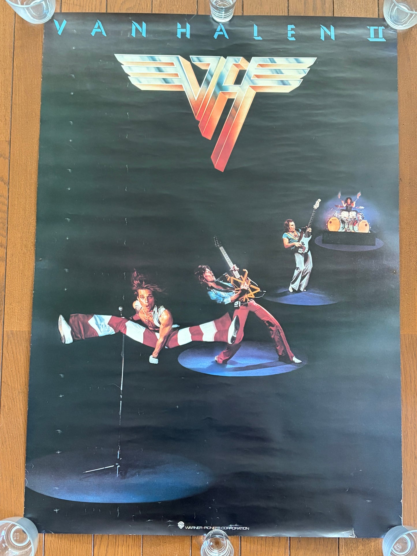 Van Halen II 1979 Japan Promo Poster Warner Pioneer A1 Size Vintage Official Music Memorabilia
