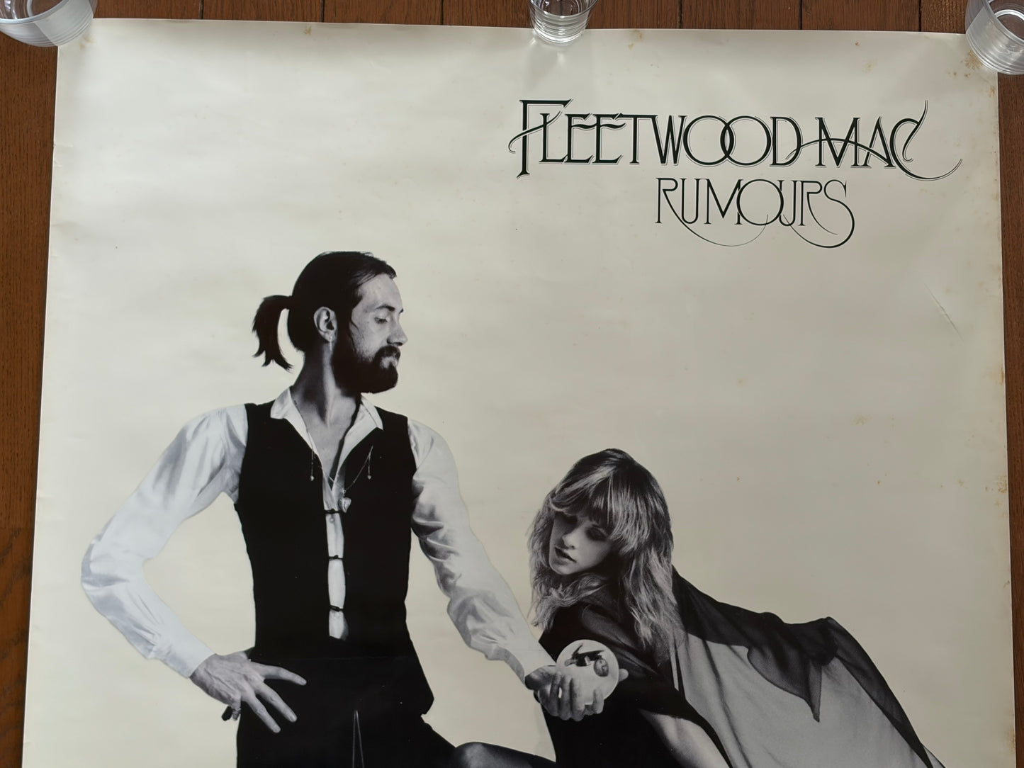 Fleetwood Mac Rumours 1977 Japan Promo Poster Warner Pioneer 33 x 23 inch Vintage
