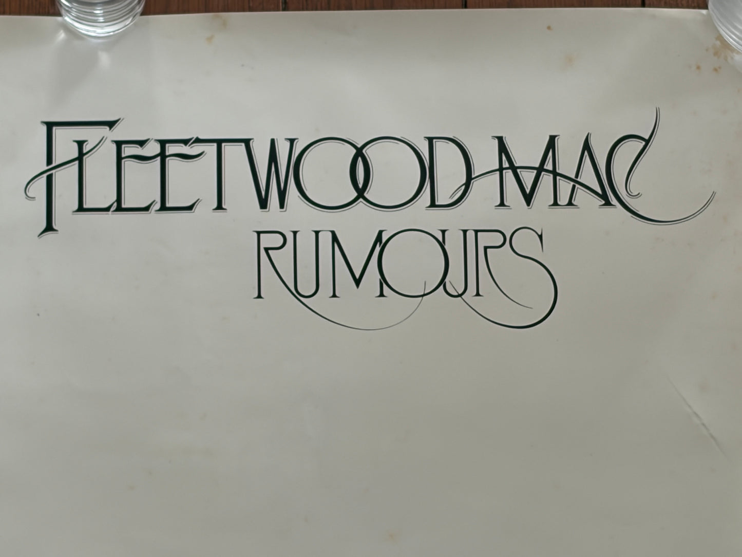 Fleetwood Mac Rumours 1977 Japan Promo Poster Warner Pioneer 33 x 23 inch Vintage