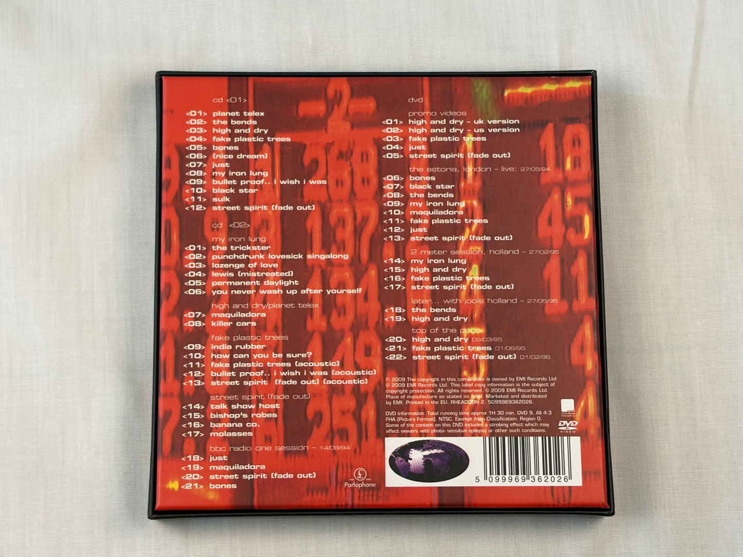 Radiohead The Bends Special Edition 2CD & DVD Box Set 2009 Parlophone Official Release