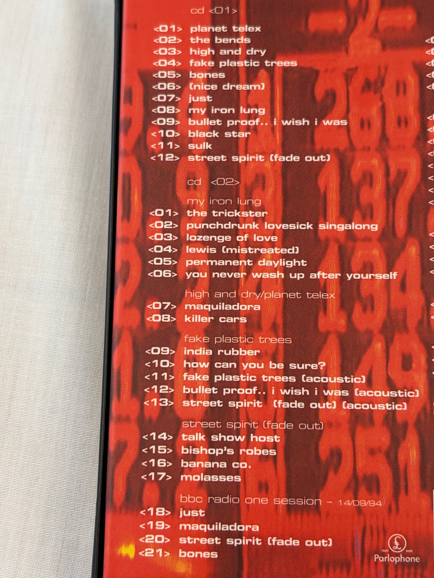 Radiohead The Bends Special Edition 2CD & DVD Box Set 2009 Parlophone Official Release