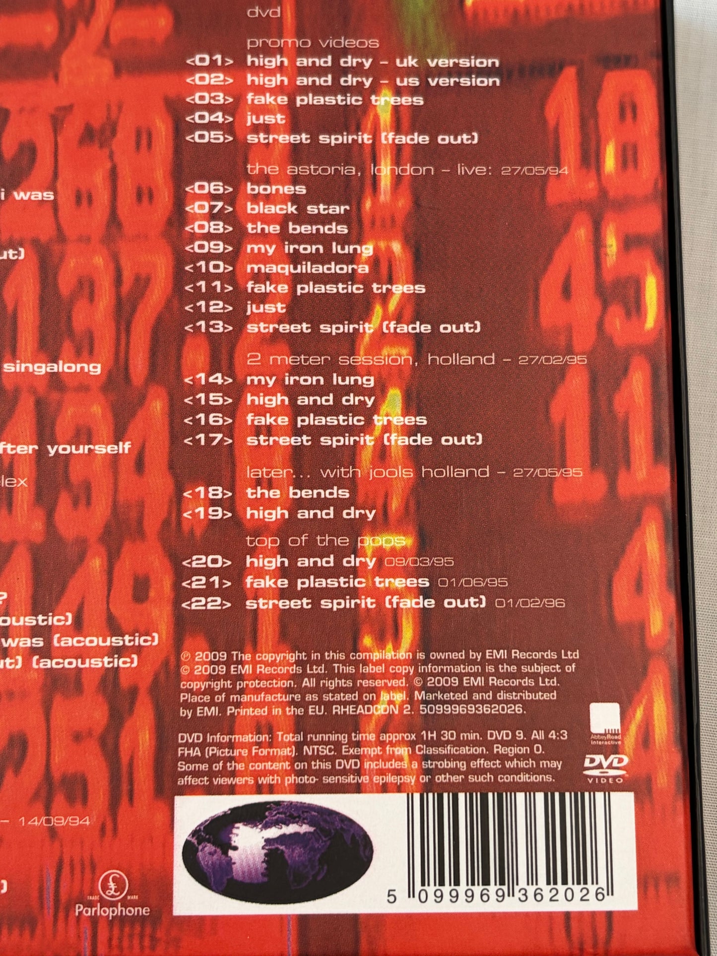 Radiohead The Bends Special Edition 2CD & DVD Box Set 2009 Parlophone Official Release