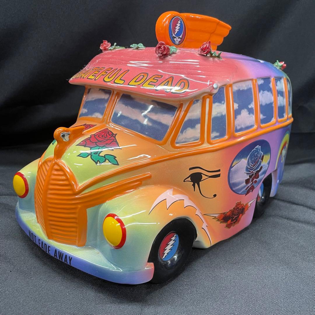 Grateful Dead Cookie Jar Stanley Mouse Limited Edition 1998 Vandor Bus JUNK Condition