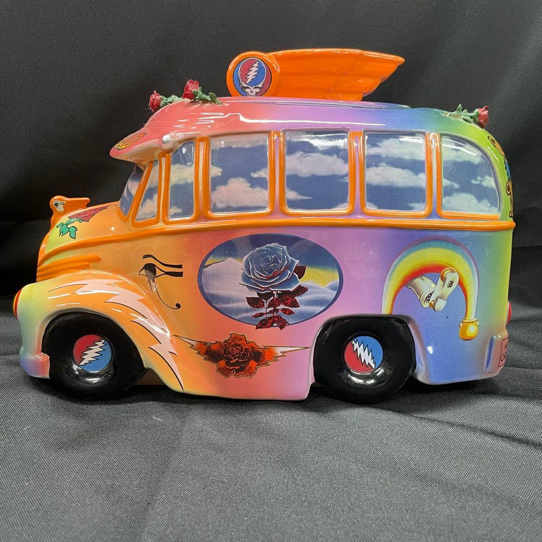 Grateful Dead Cookie Jar Stanley Mouse Limited Edition 1998 Vandor Bus JUNK Condition