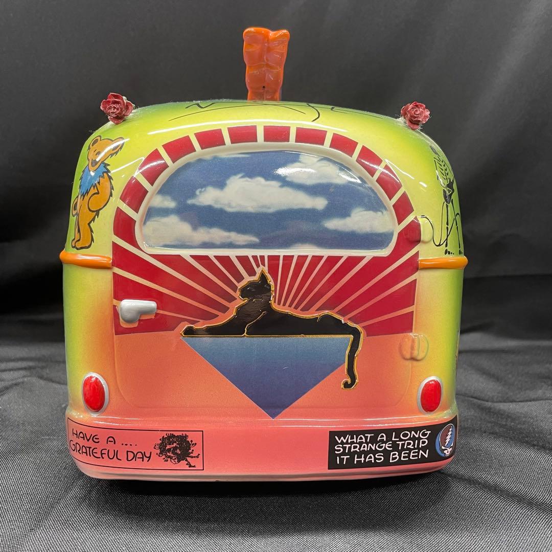 Grateful Dead Cookie Jar Stanley Mouse Limited Edition 1998 Vandor Bus JUNK Condition