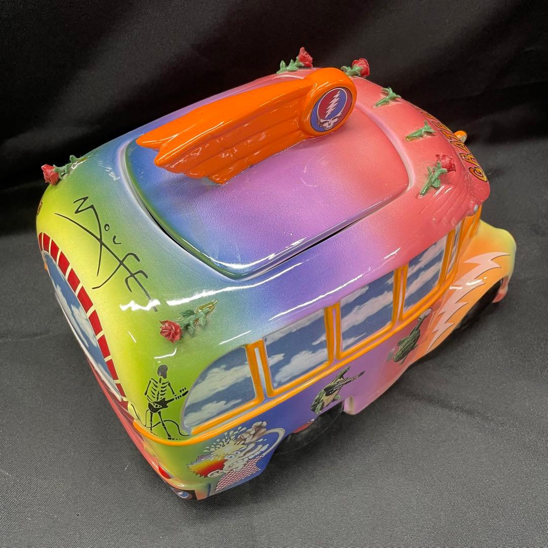 Grateful Dead Cookie Jar Stanley Mouse Limited Edition 1998 Vandor Bus JUNK Condition