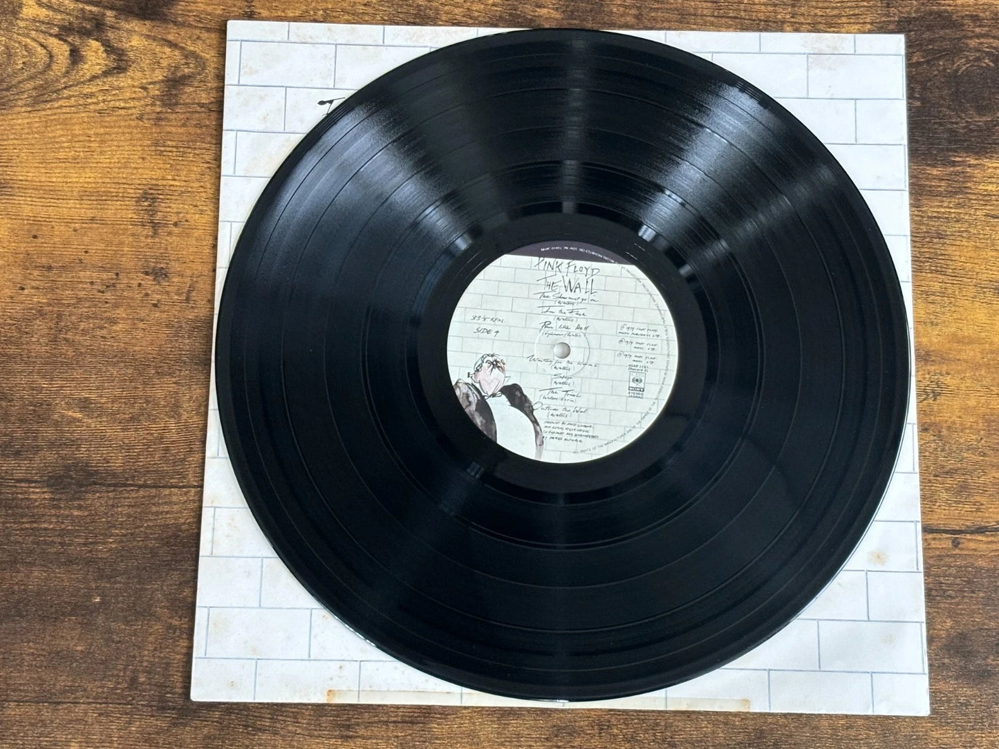 Pink Floyd The Wall 2 LP Vinyl Record 40AP 1750-1 CBS SONY Japan 1979 w/ Sticker