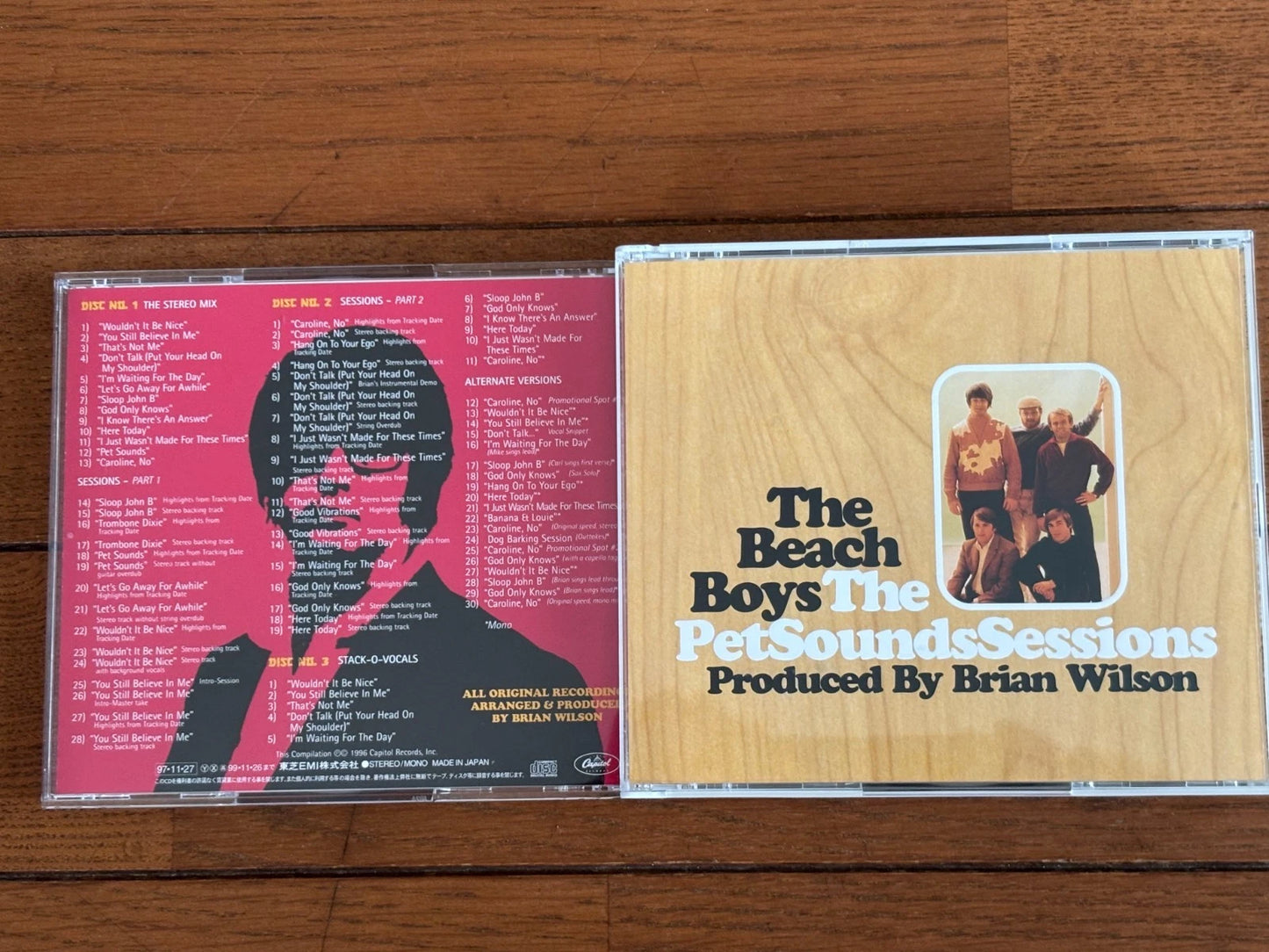 The Beach Boys The Pet Sounds Sessions 4 CD Box Set Capitol Japan Edition w/ Booklets Out of Print