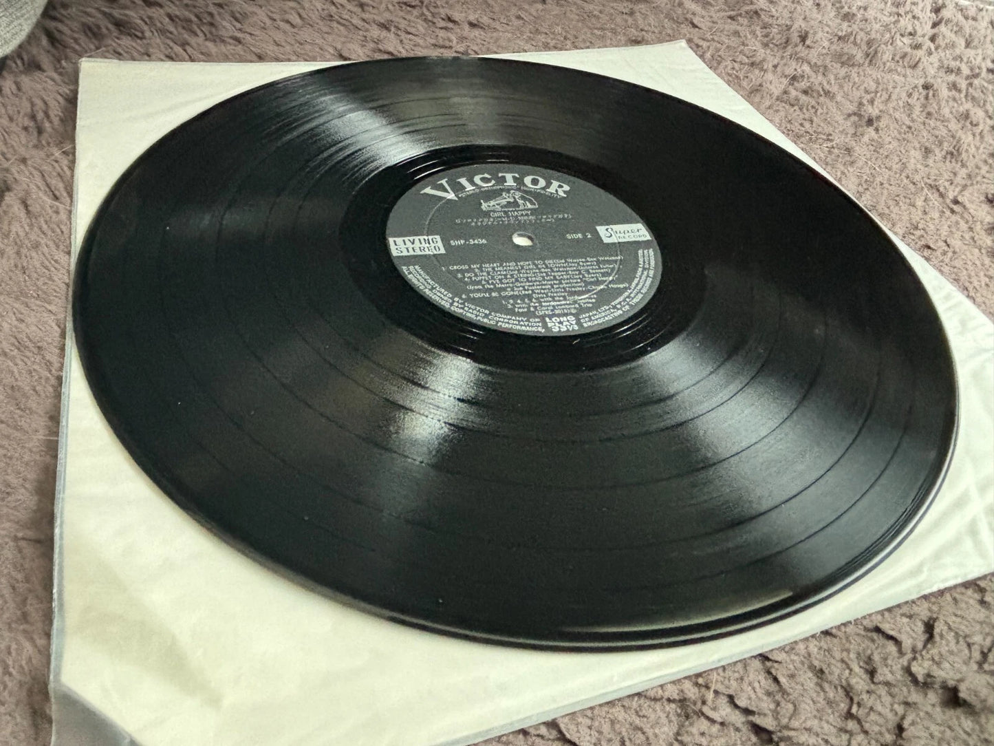 Elvis Presley Girl Happy Japan Limited Edition Vinyl LP SHP-5436 1965 w/ Liner Notes