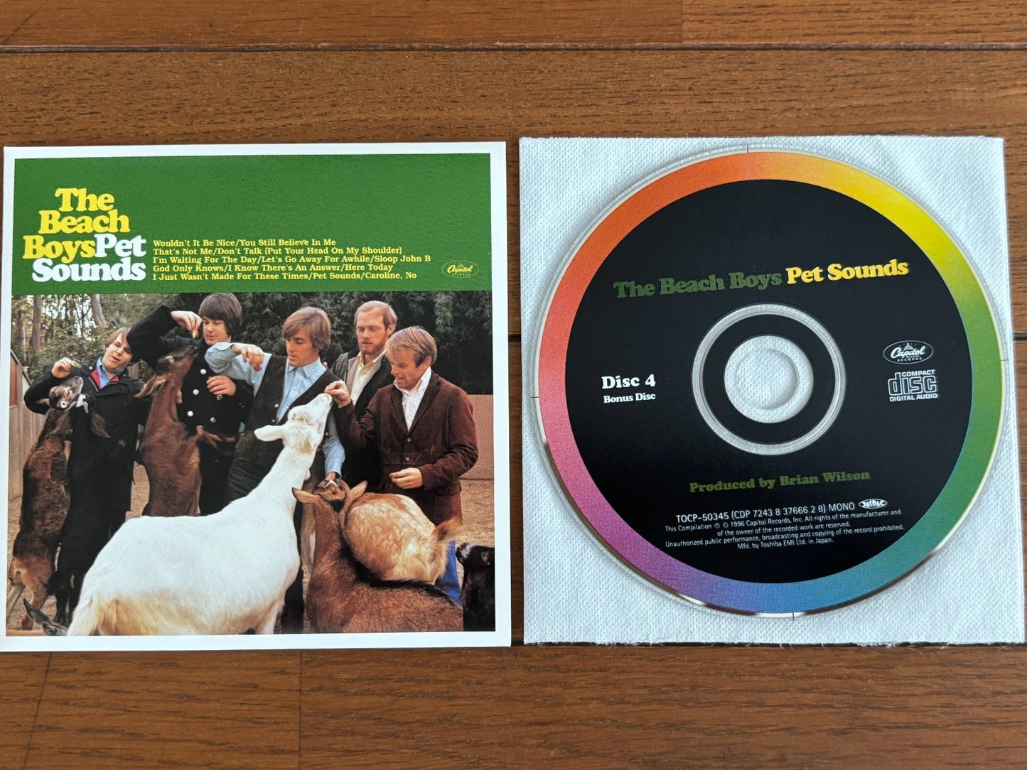 The Beach Boys The Pet Sounds Sessions 4 CD Box Set Capitol Japan Edition w/ Booklets Out of Print