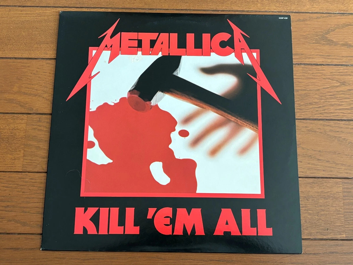 Metallica Kill 'Em All Vinyl LP Record Nexus K25P-438 Japan Press Thrash Metal