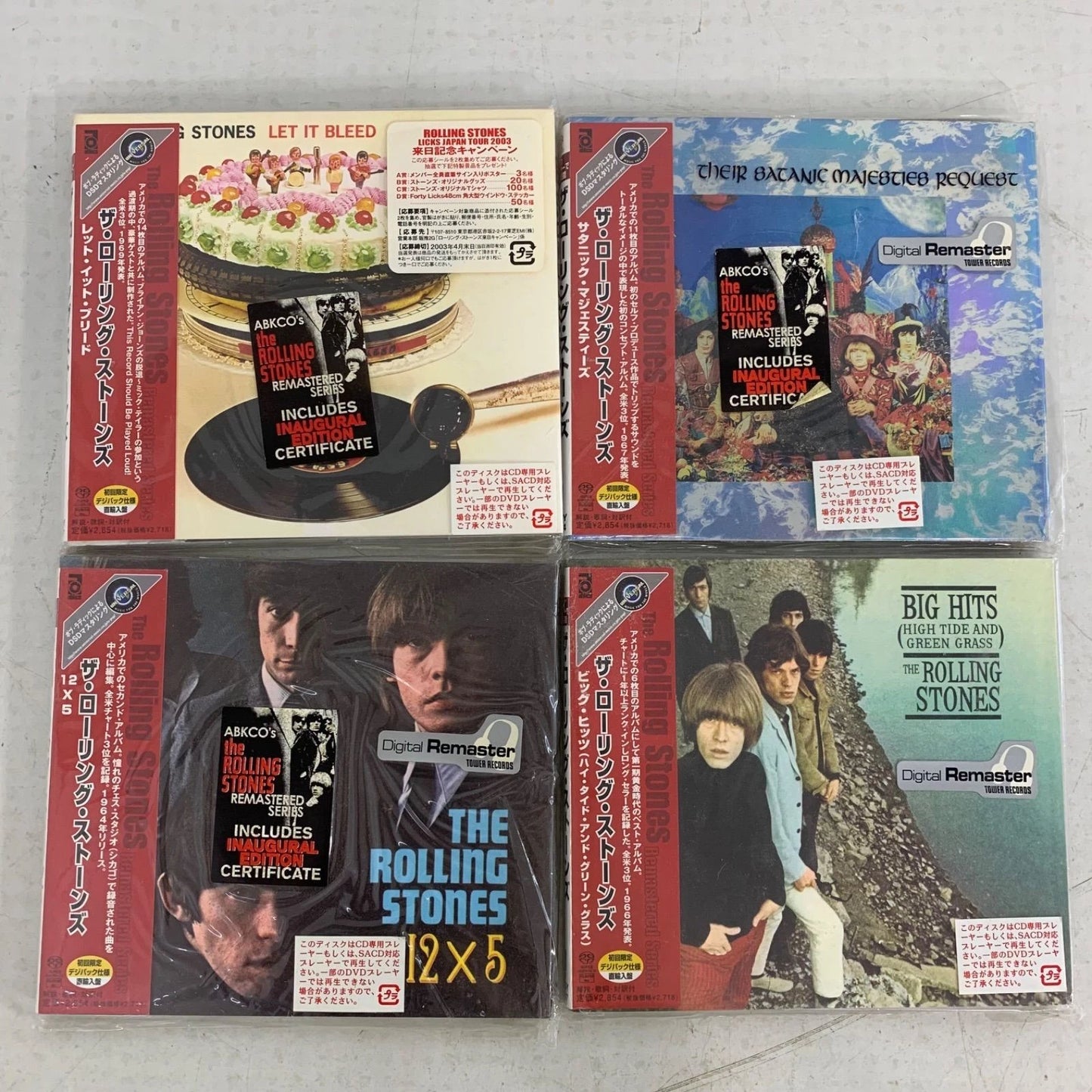 The Rolling Stones SACD Hybrid Remastered 15CD Japan w/ OBI Set ABKCO Digipak Limited Edition