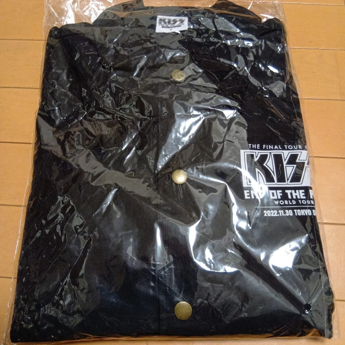 KISS Jacket End of the Road Final Tour Ever Japan 2022 Black Size M Limited Edition