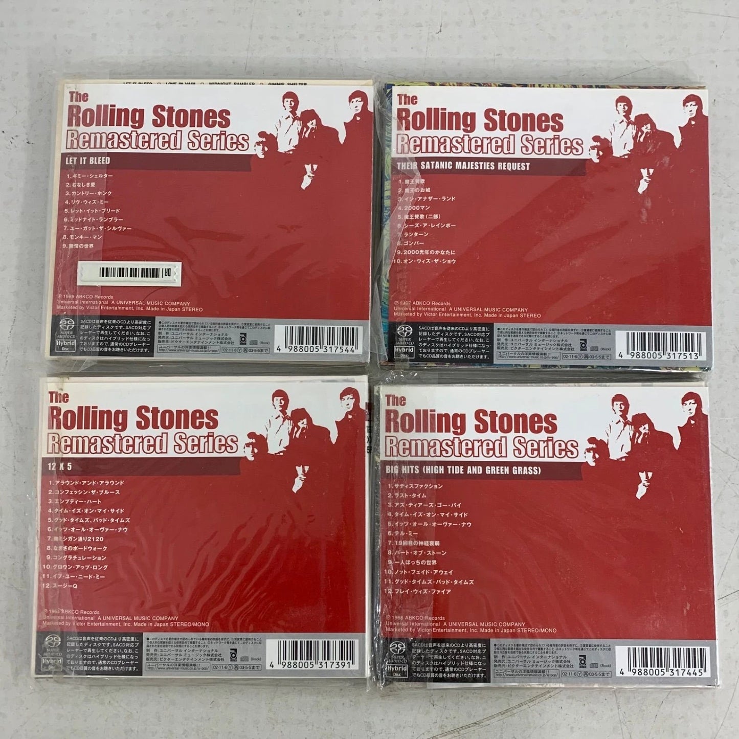 The Rolling Stones SACD Hybrid Remastered 15CD Japan w/ OBI Set ABKCO Digipak Limited Edition