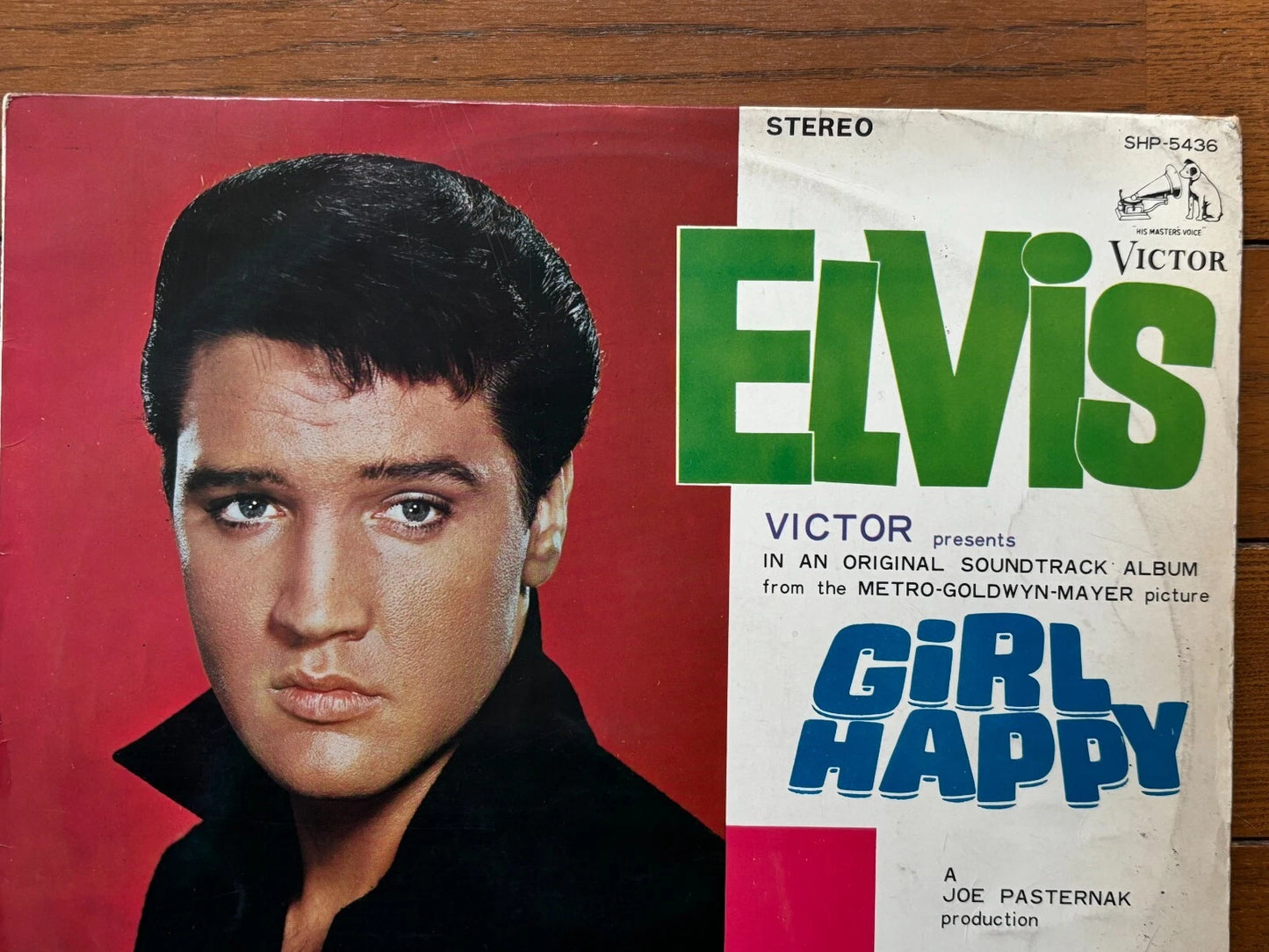Elvis Presley Girl Happy Japan Limited Edition Vinyl LP SHP-5436 1965 w/ Liner Notes