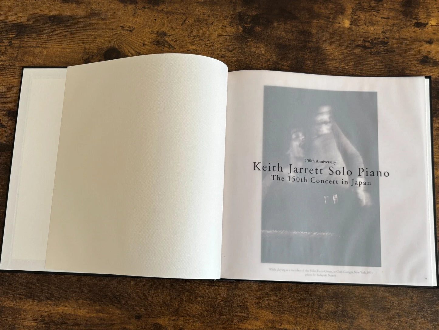Keith Jarrett Solo Piano 150th Concert in Japan Photo Book Limited Edition 2303