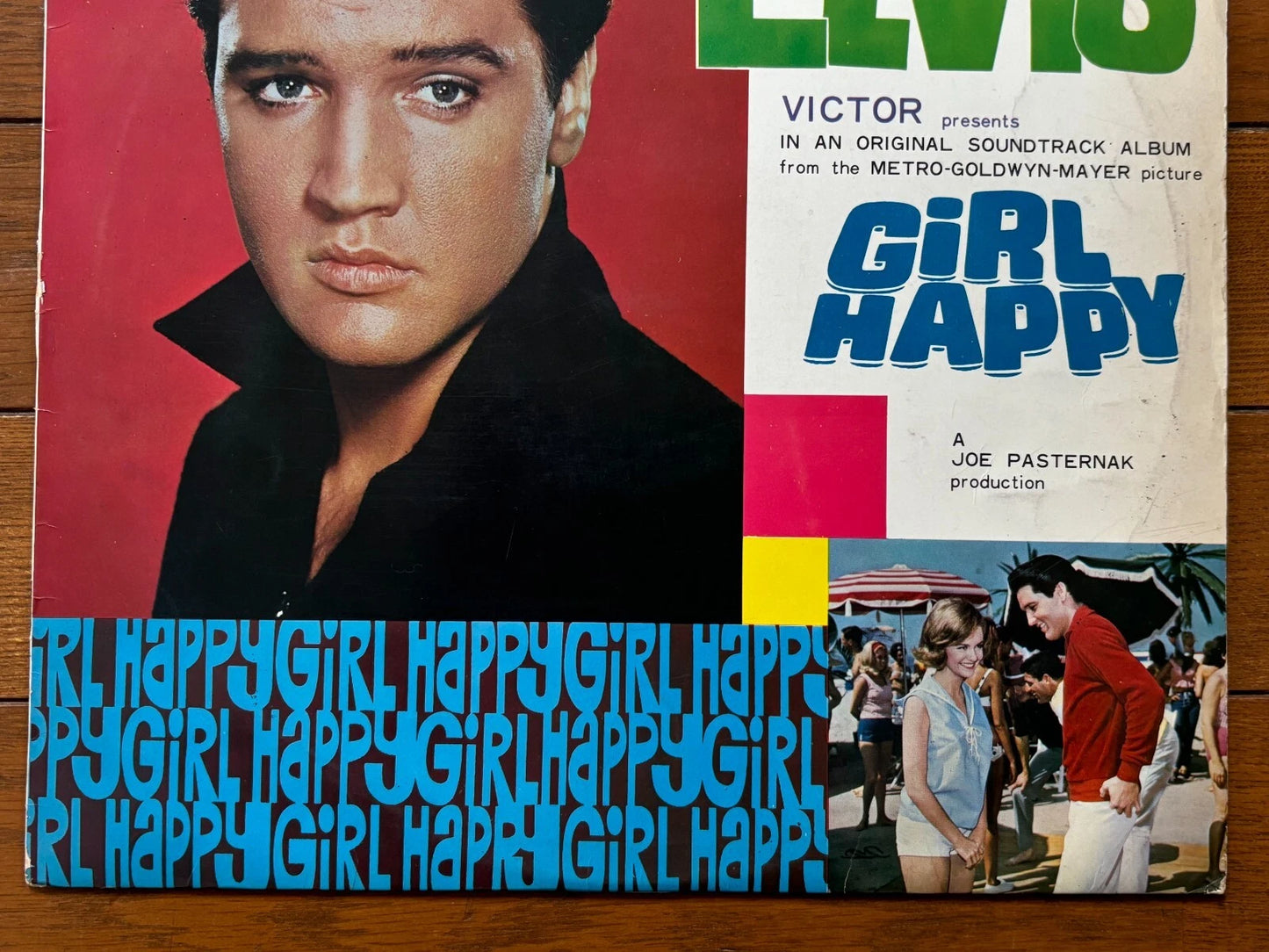 Elvis Presley Girl Happy Japan Limited Edition Vinyl LP SHP-5436 1965 w/ Liner Notes