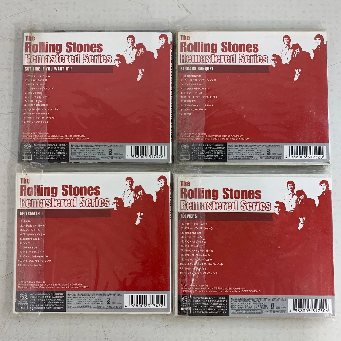 The Rolling Stones SACD Hybrid Remastered 15CD Japan w/ OBI Set ABKCO Digipak Limited Edition