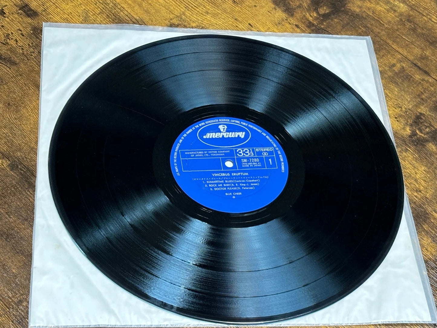 Blue Cheer Vincebus Eruptum Vinyl LP Mercury SM7280 Japan Press Summertime Blues